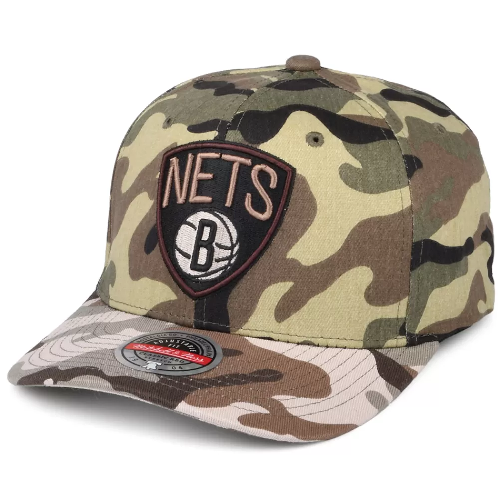 Casquettes De Baseball | Casquettes Homme^Mitchell & Ness Casquette Snapback Woodland Desert Stretch Brooklyn Nets camouflage MITCHELL & NESS