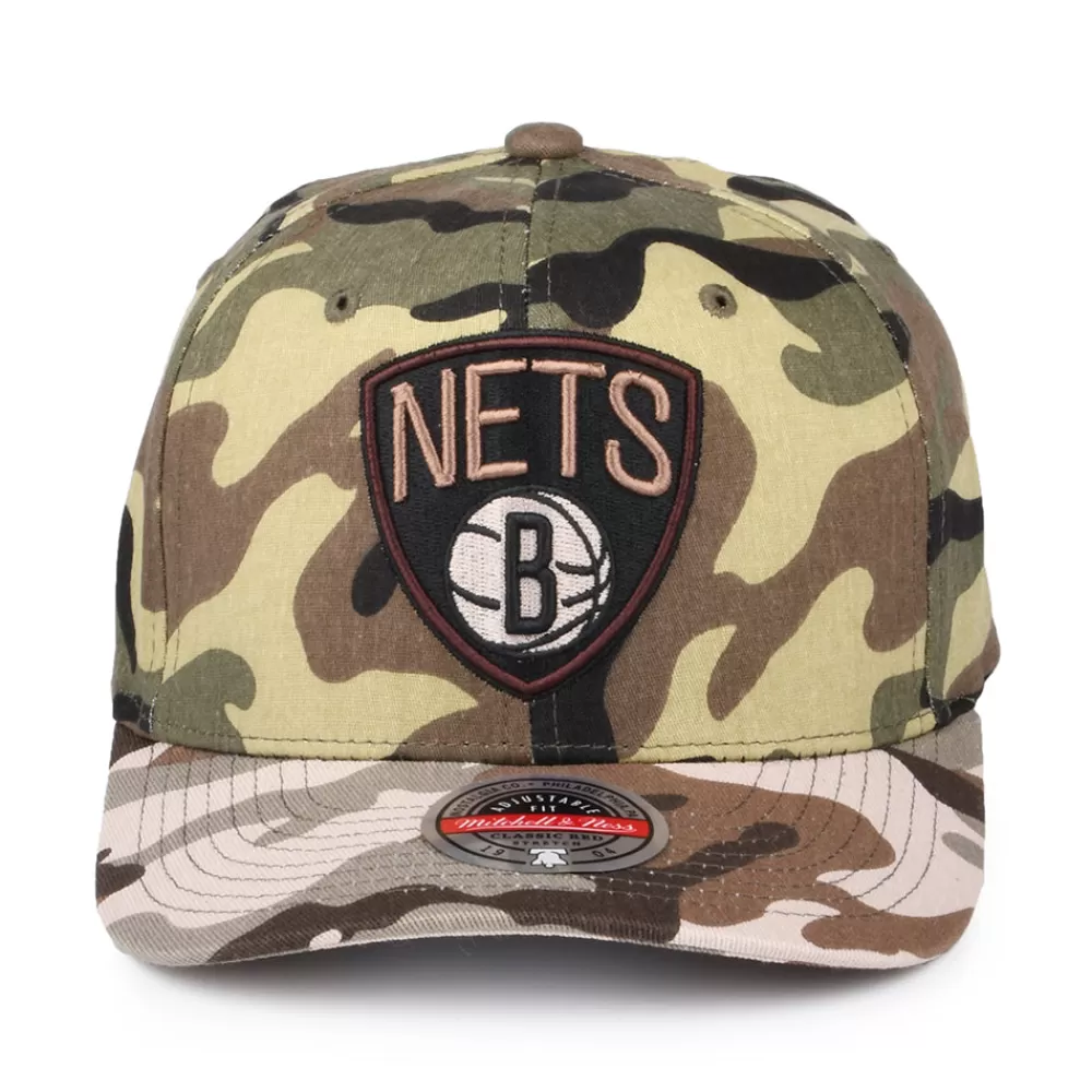Casquettes De Baseball | Casquettes Homme^Mitchell & Ness Casquette Snapback Woodland Desert Stretch Brooklyn Nets camouflage MITCHELL & NESS