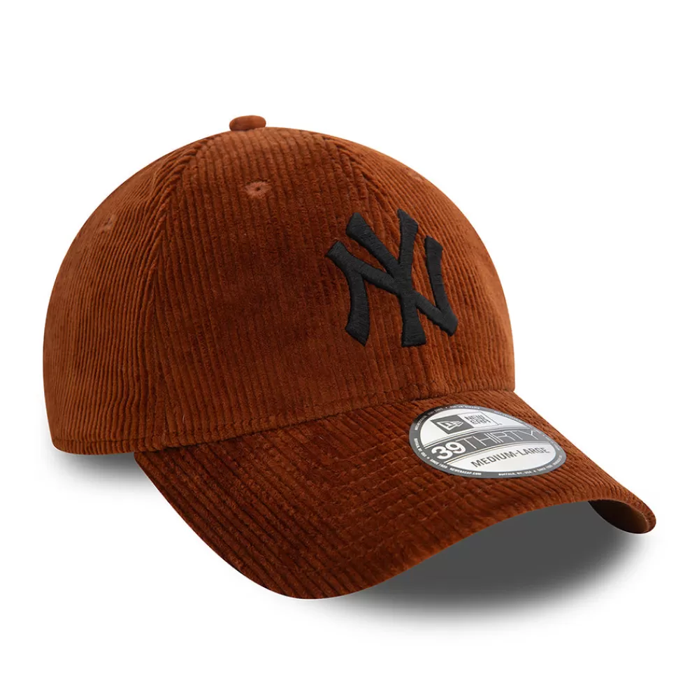 Casquettes De Baseball | Casquettes Homme^New Era Casquette 39THIRTY MLB Cord New York Yankees marron-noir