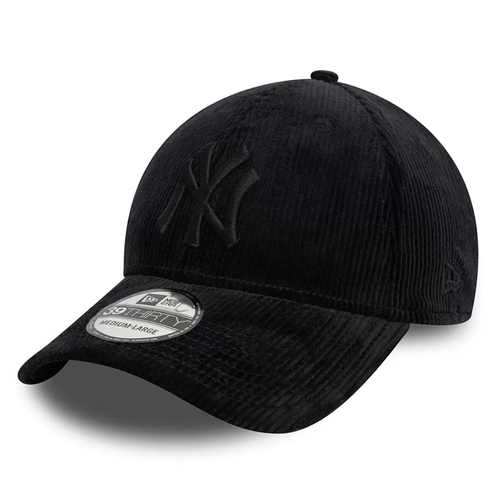 Casquettes De Baseball | Casquettes Homme^New Era Casquette 39THIRTY MLB Cord New York Yankees noir sur noir