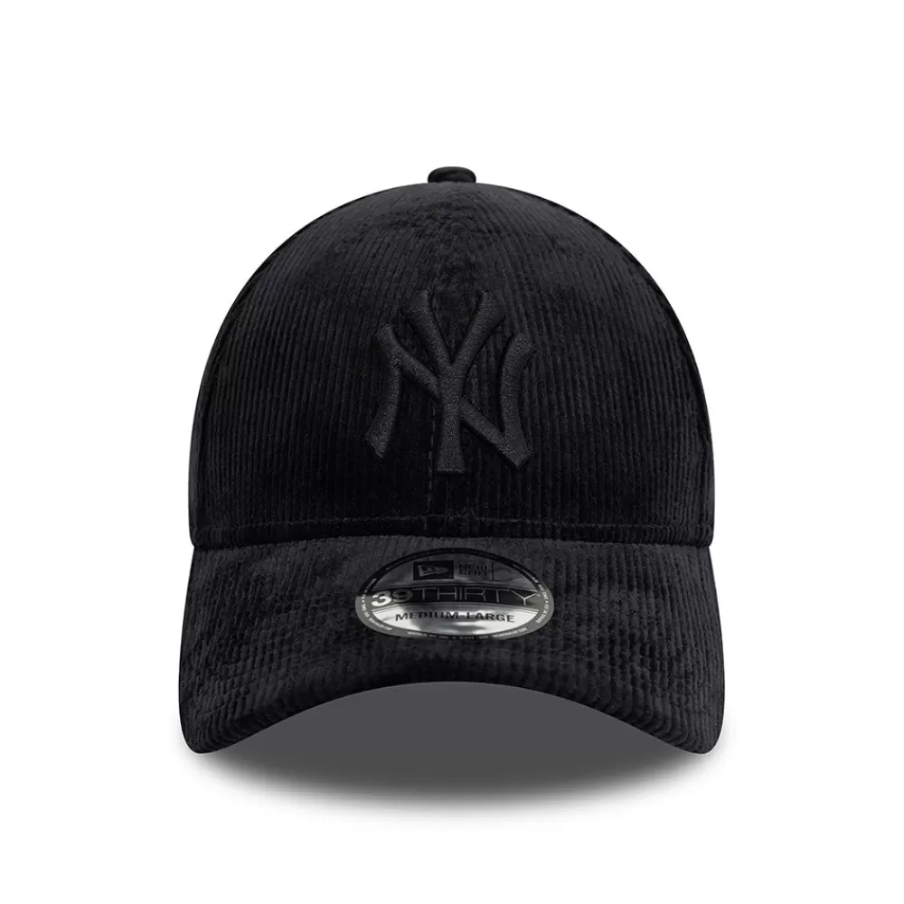 Casquettes De Baseball | Casquettes Homme^New Era Casquette 39THIRTY MLB Cord New York Yankees noir sur noir