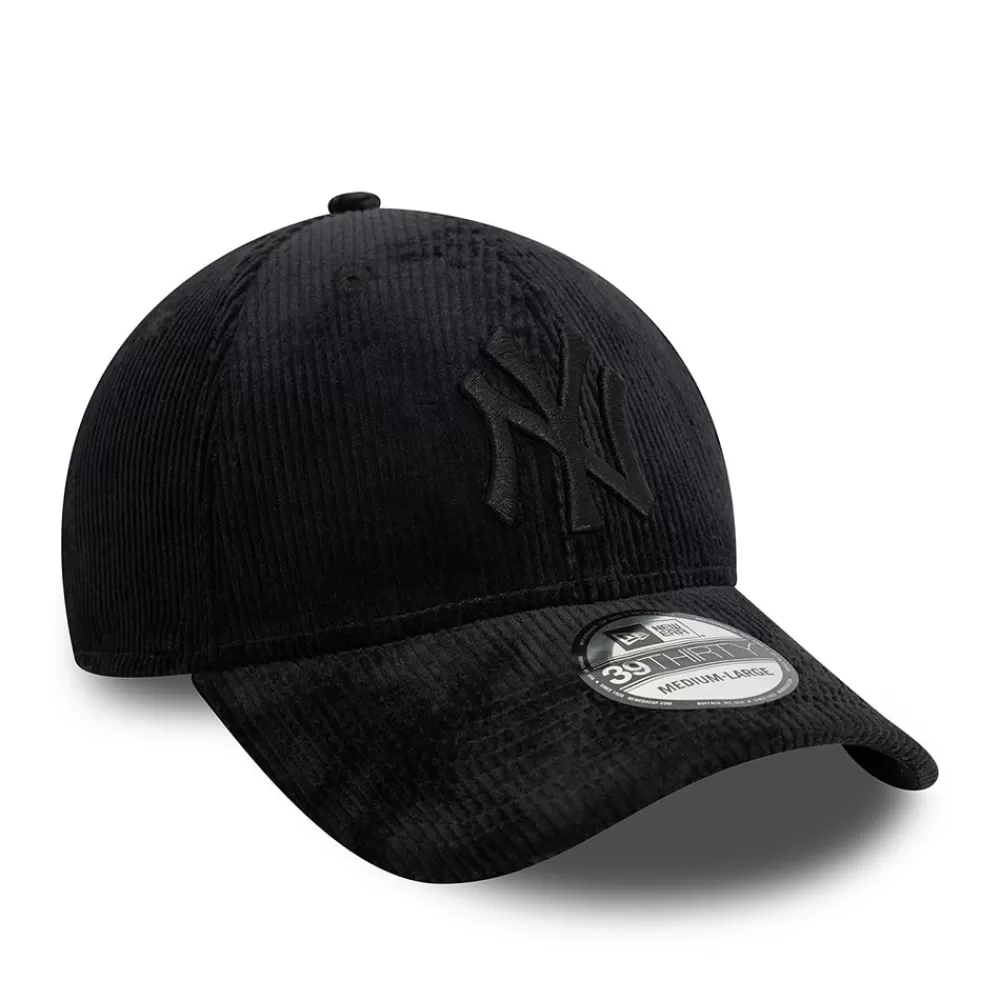Casquettes De Baseball | Casquettes Homme^New Era Casquette 39THIRTY MLB Cord New York Yankees noir sur noir