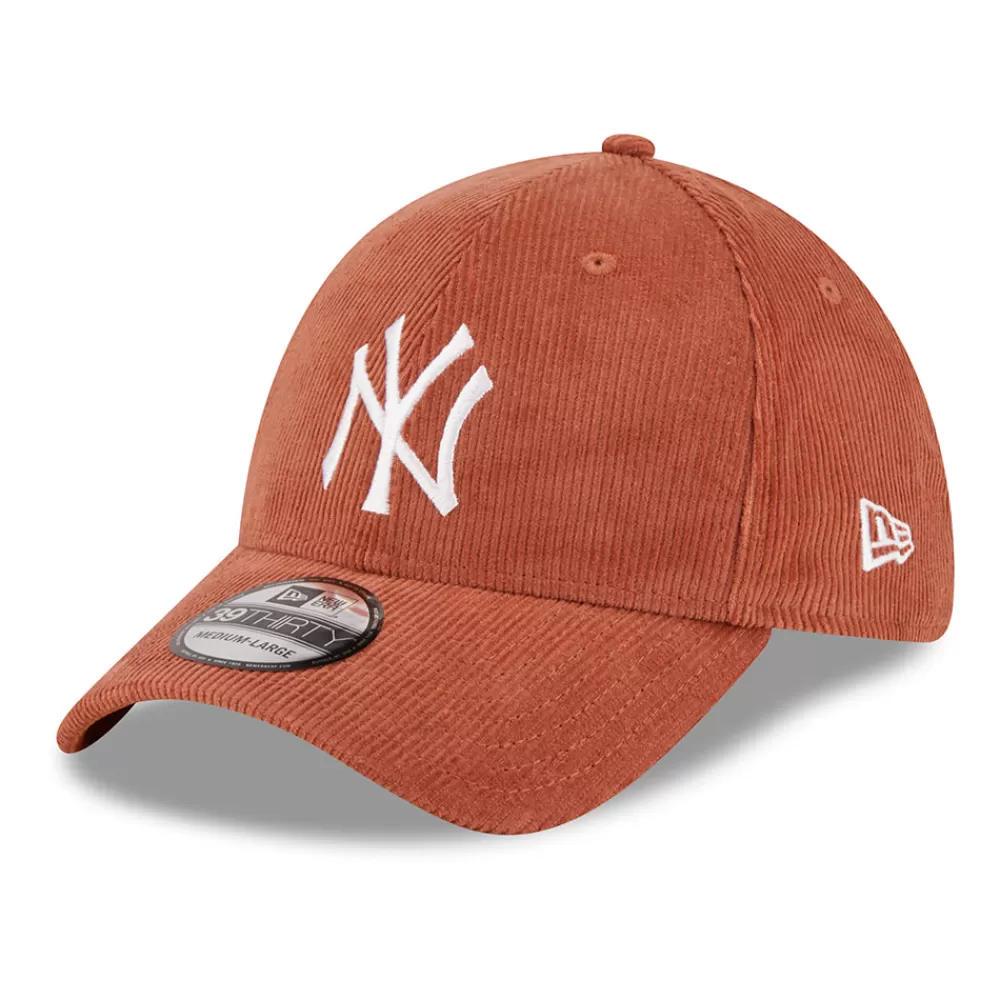 Casquettes De Baseball | Casquettes Homme^New Era Casquette 39THIRTY MLB Cord New York Yankees rouille-blanc