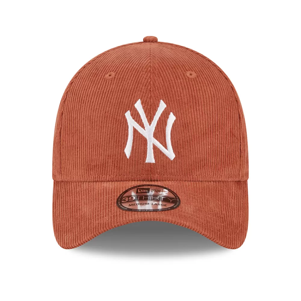 Casquettes De Baseball | Casquettes Homme^New Era Casquette 39THIRTY MLB Cord New York Yankees rouille-blanc
