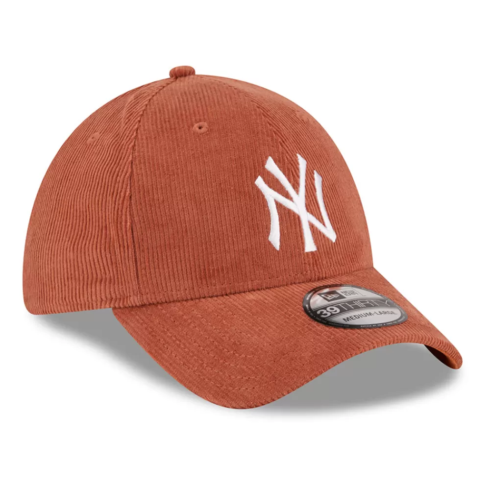 Casquettes De Baseball | Casquettes Homme^New Era Casquette 39THIRTY MLB Cord New York Yankees rouille-blanc