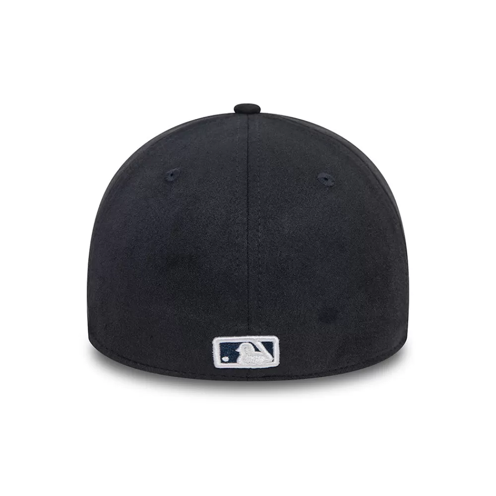 Casquettes De Baseball | Casquettes Homme^New Era Casquette 39THIRTY MLB Faux Suede New York Yankees bleu marine-blanc