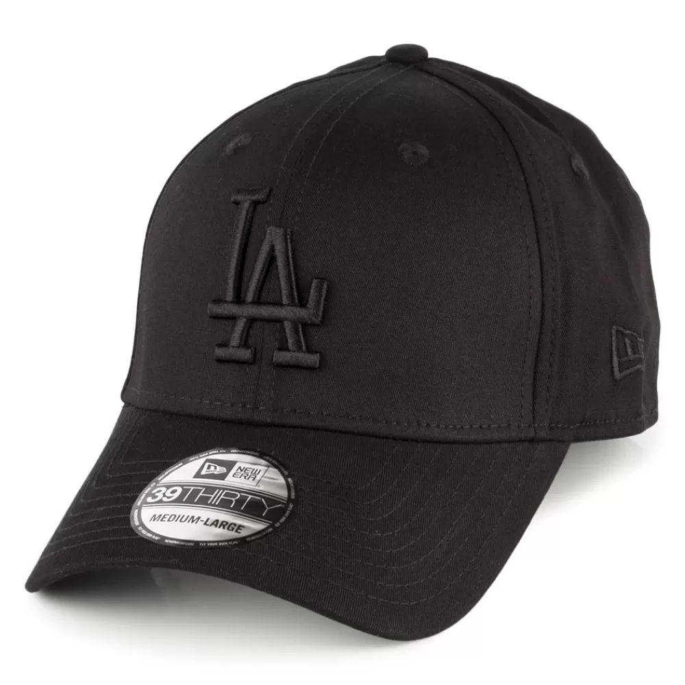 Casquettes De Baseball | Casquettes Homme^New Era Casquette 39THIRTY MLB League Essential L.A. Dodgers noir sur noir