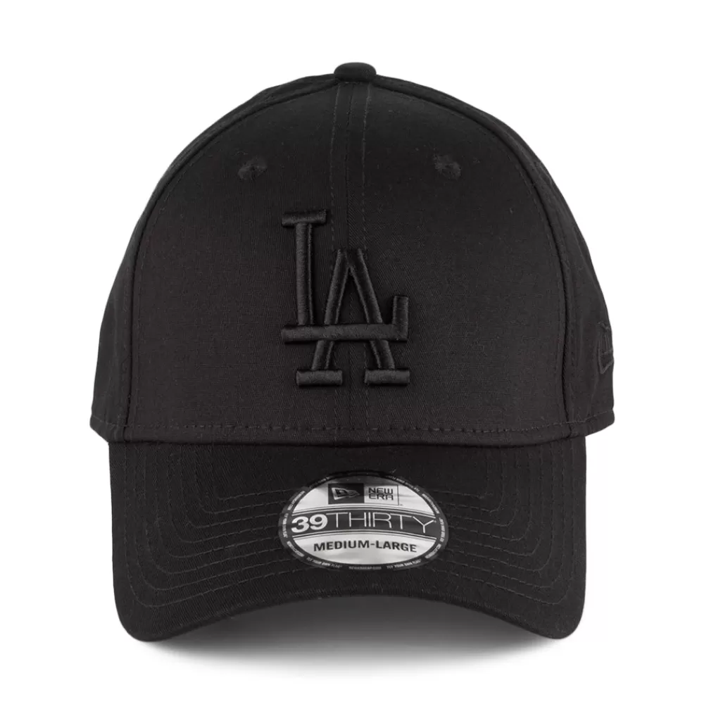 Casquettes De Baseball | Casquettes Homme^New Era Casquette 39THIRTY MLB League Essential L.A. Dodgers noir sur noir