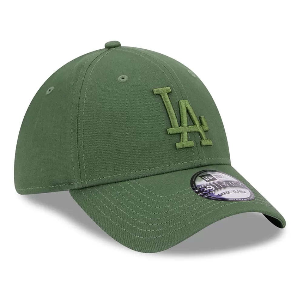 Casquettes De Baseball | Casquettes Homme^New Era Casquette 39THIRTY MLB League Essential L.A. Dodgers olive sur olive