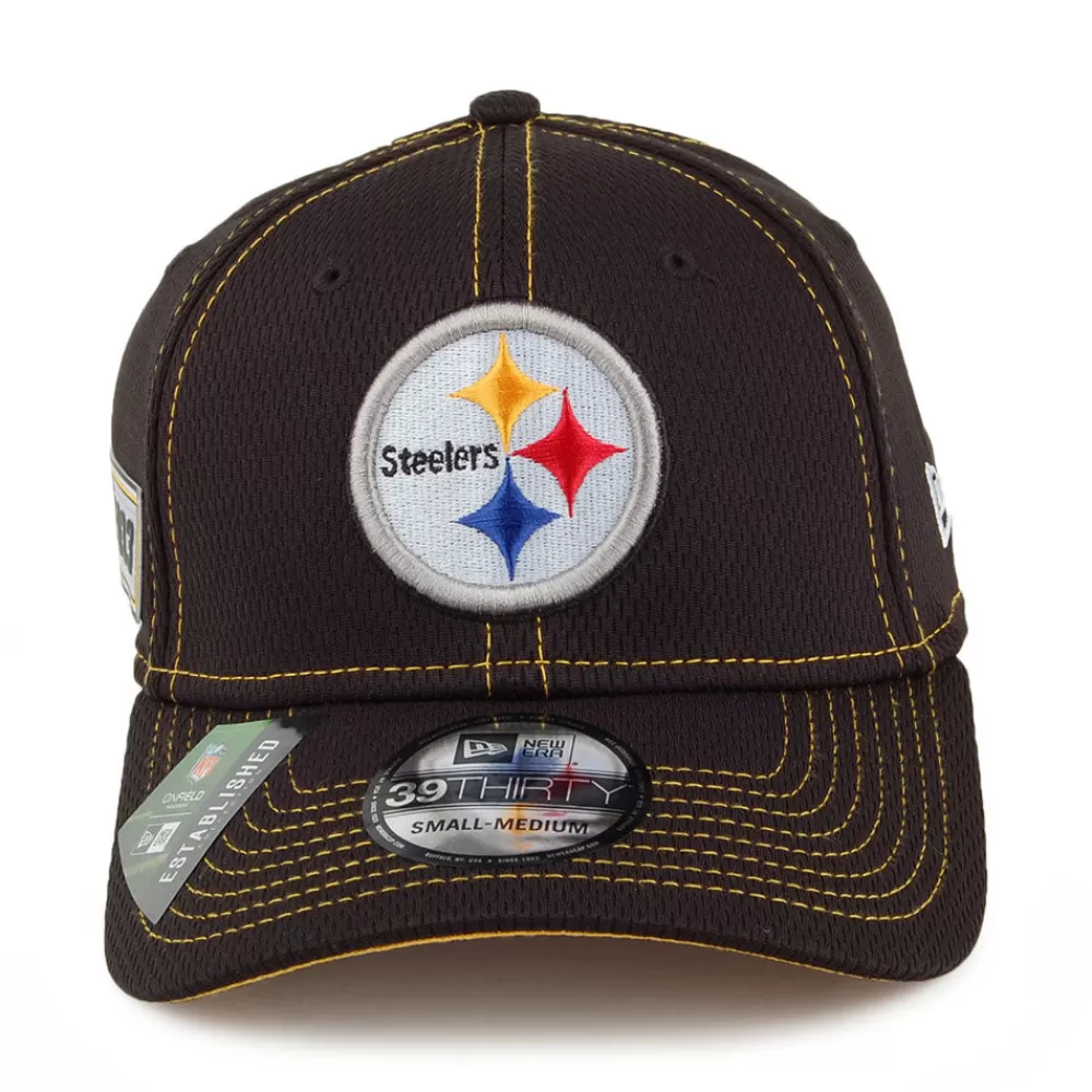 Casquettes De Baseball | Casquettes Homme^New Era Casquette 39THIRTY NFL Onfield Road Pittsburgh Steelers noir