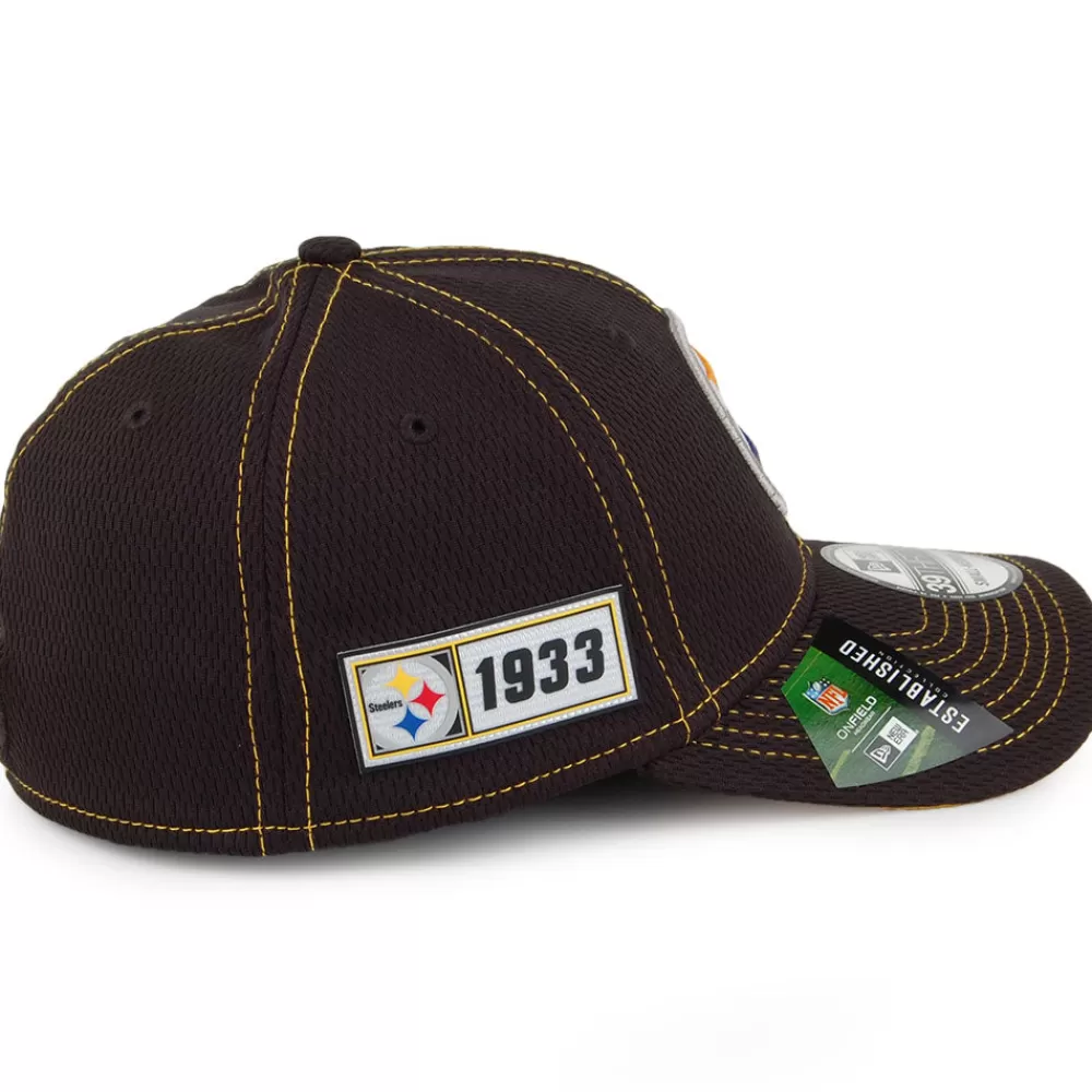 Casquettes De Baseball | Casquettes Homme^New Era Casquette 39THIRTY NFL Onfield Road Pittsburgh Steelers noir