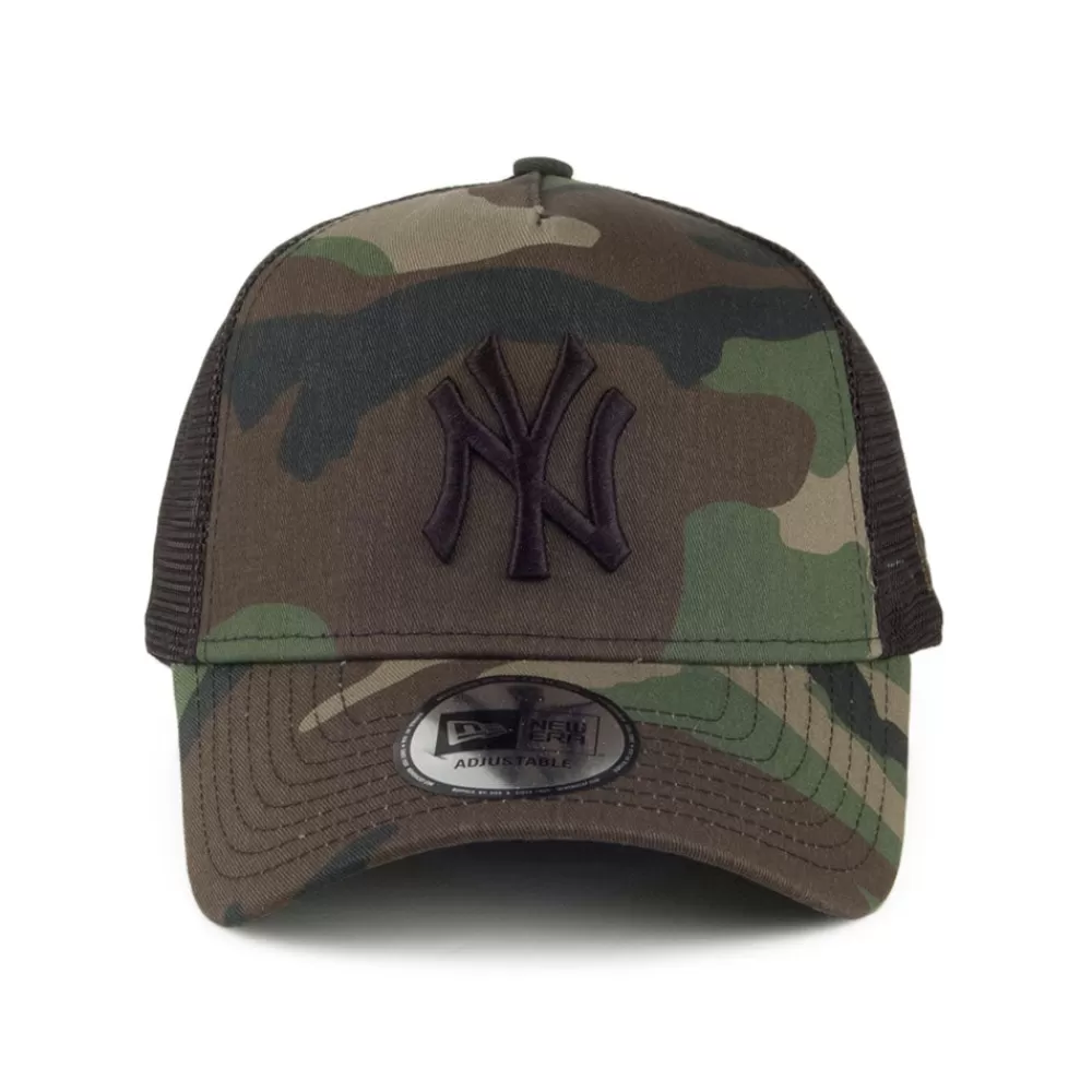 Casquettes Trucker | Casquettes De Baseball^New Era Casquette Trucker A-Frame MLB Camo Team New York Yankees camouflage