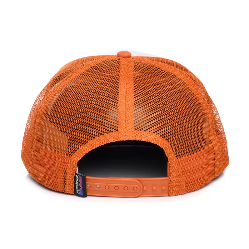 Casquettes Trucker | Casquettes De Baseball^Patagonia Casquette Trucker en Coton Bio P-6 Logo blanc-rouille