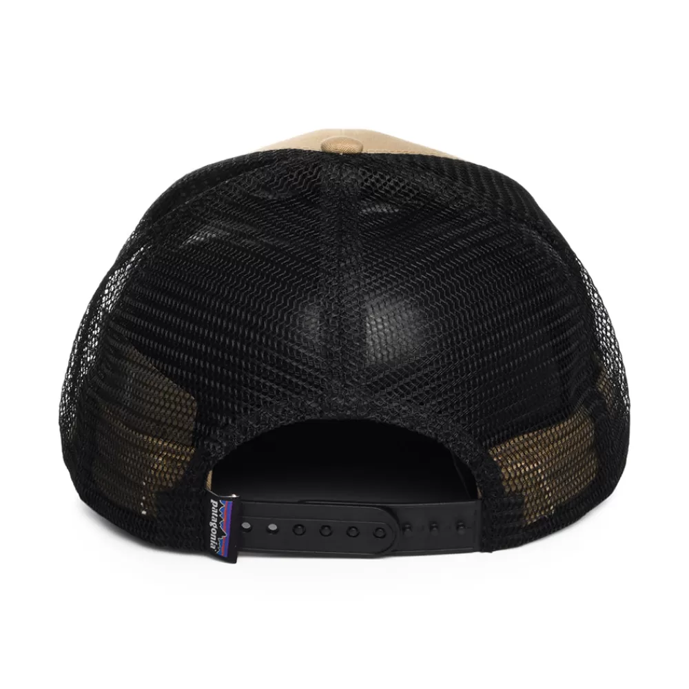 Casquettes Trucker | Casquettes De Baseball^Patagonia Casquette Trucker en Coton Bio P-6 Logo marron clair-noir