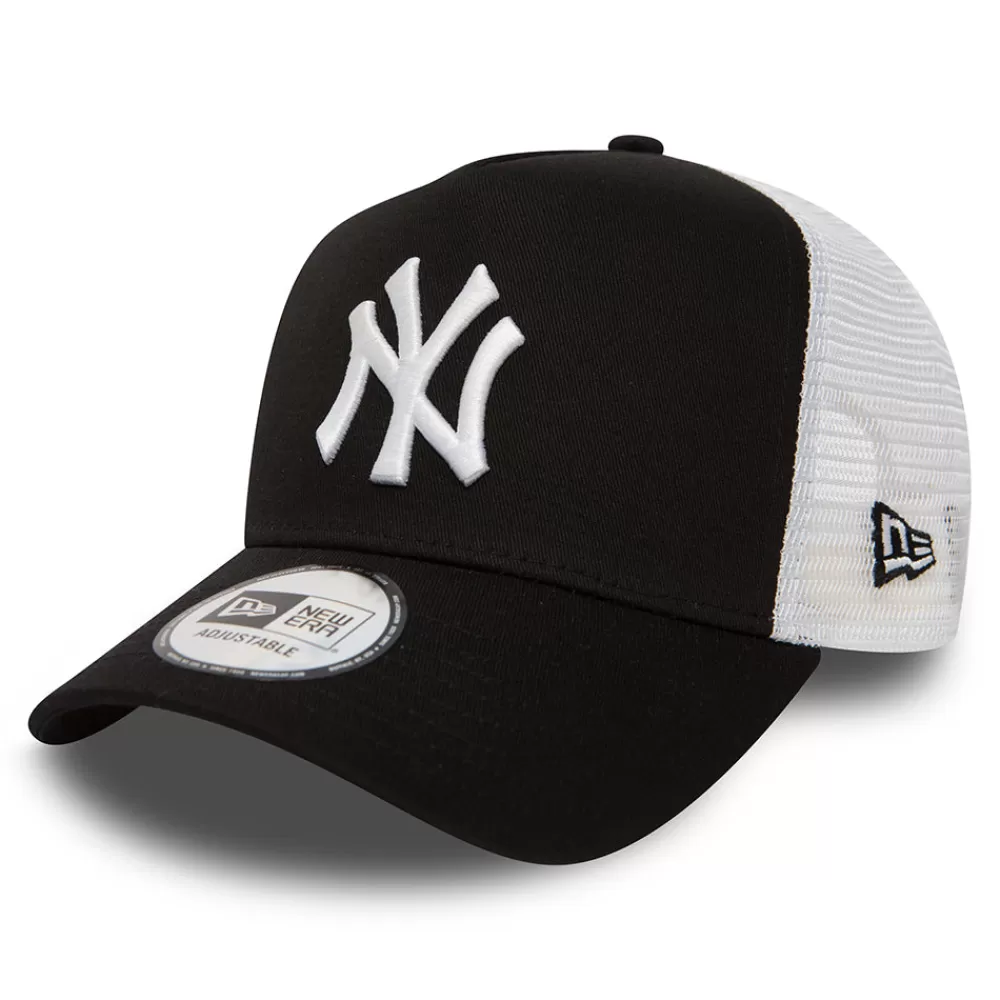 Garçons | Casquettes Trucker^New Era Casquette Trucker Enfant 9FORTY MLB Essential A-Frame New York Yankees noir-blanc