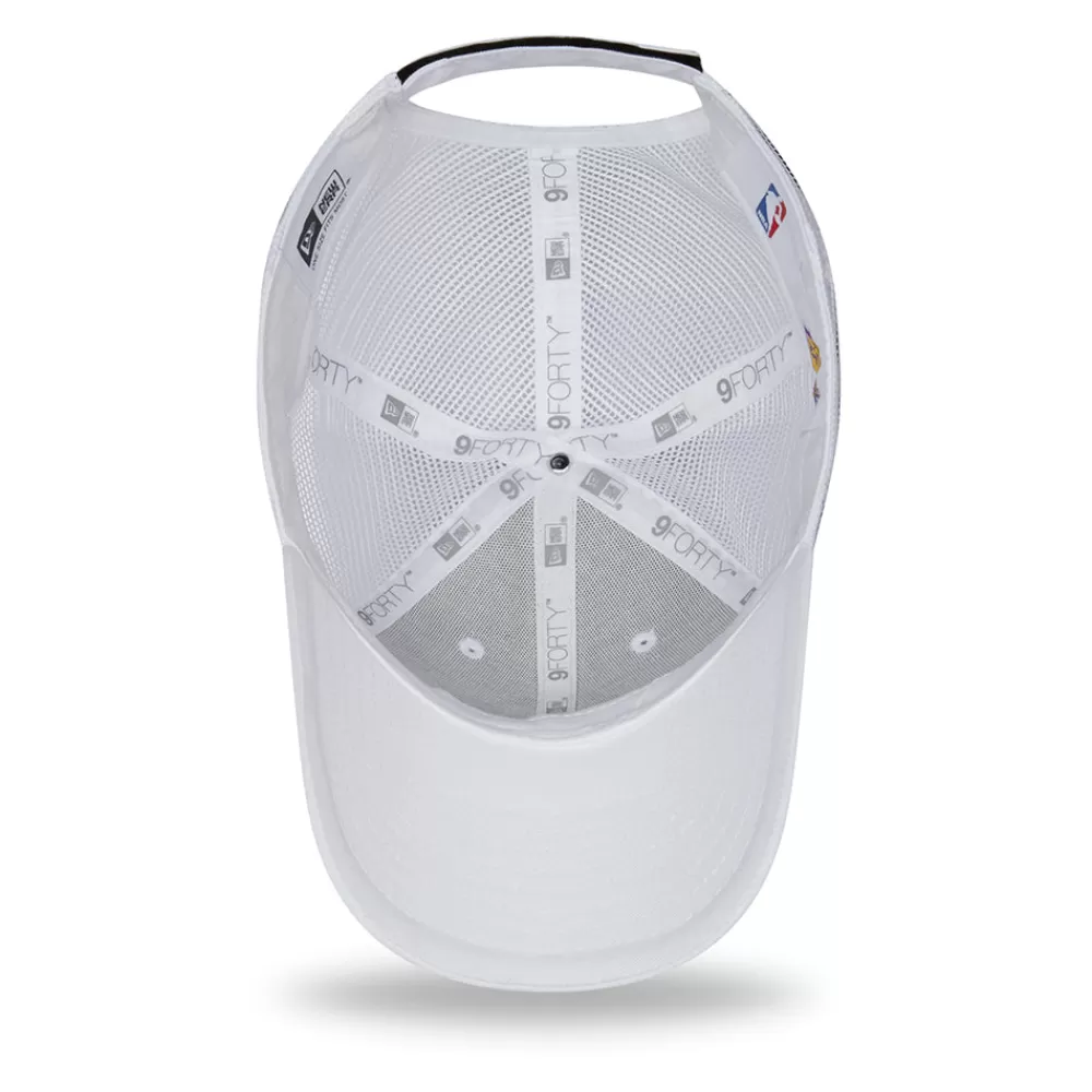 Casquettes Trucker | Casquettes De Baseball^New Era Casquette Trucker 9FORTY NBA Home Field L.A. Lakers blanc