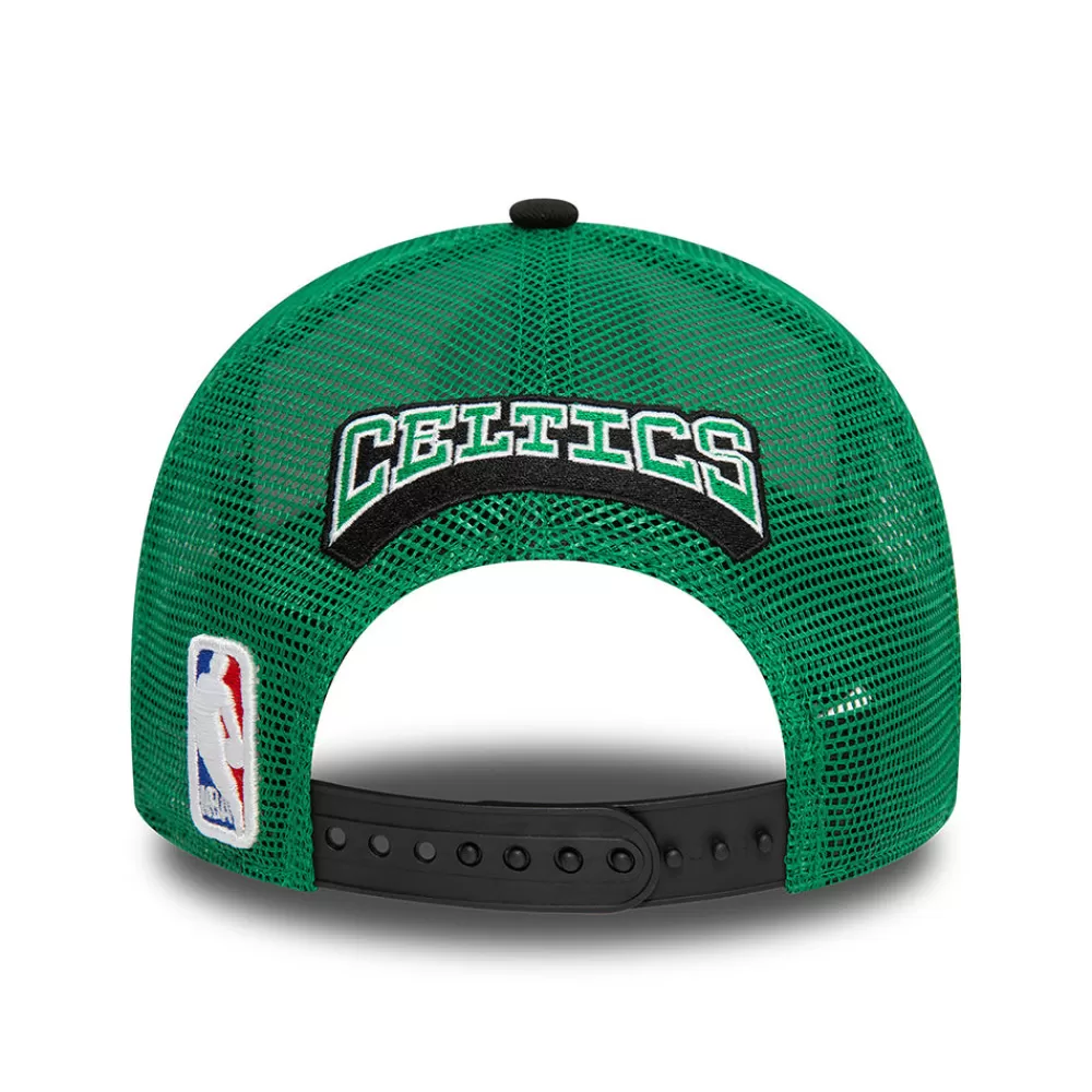 Casquettes Trucker | Casquettes Homme^New Era Casquette Trucker NBA Rear Arch A-Frame Boston Celtics blanc-noir-vert