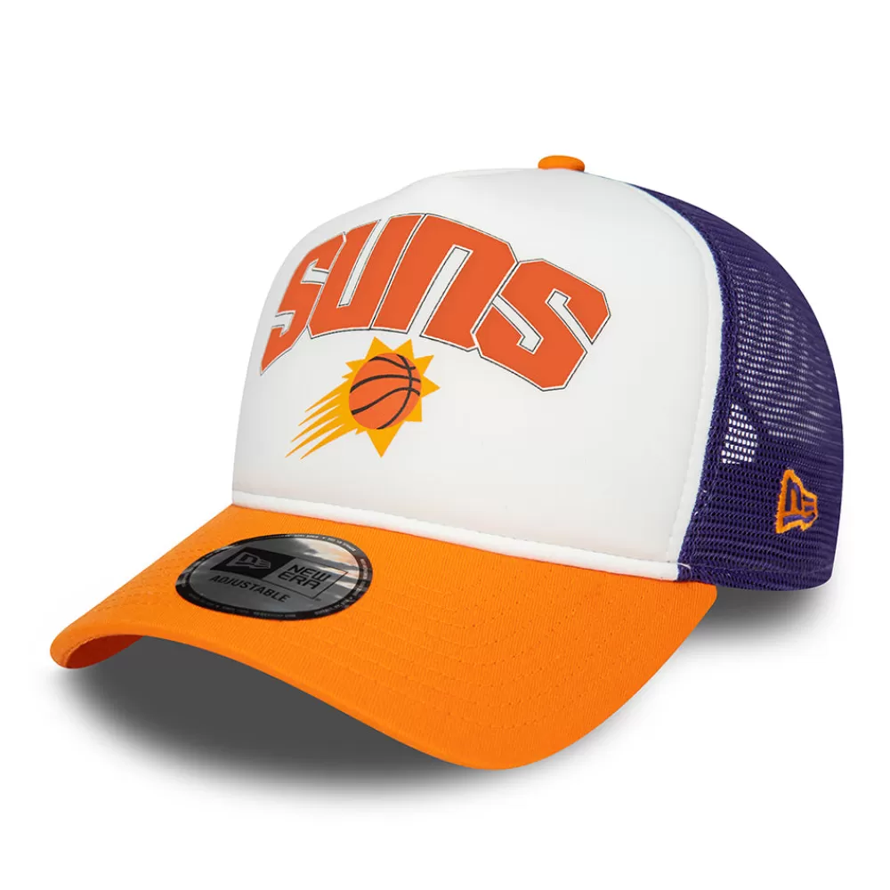 Casquettes Trucker | Casquettes Homme^New Era Casquette Trucker NBA Retro A-Frame Phoenix Suns blanc-orange-violet
