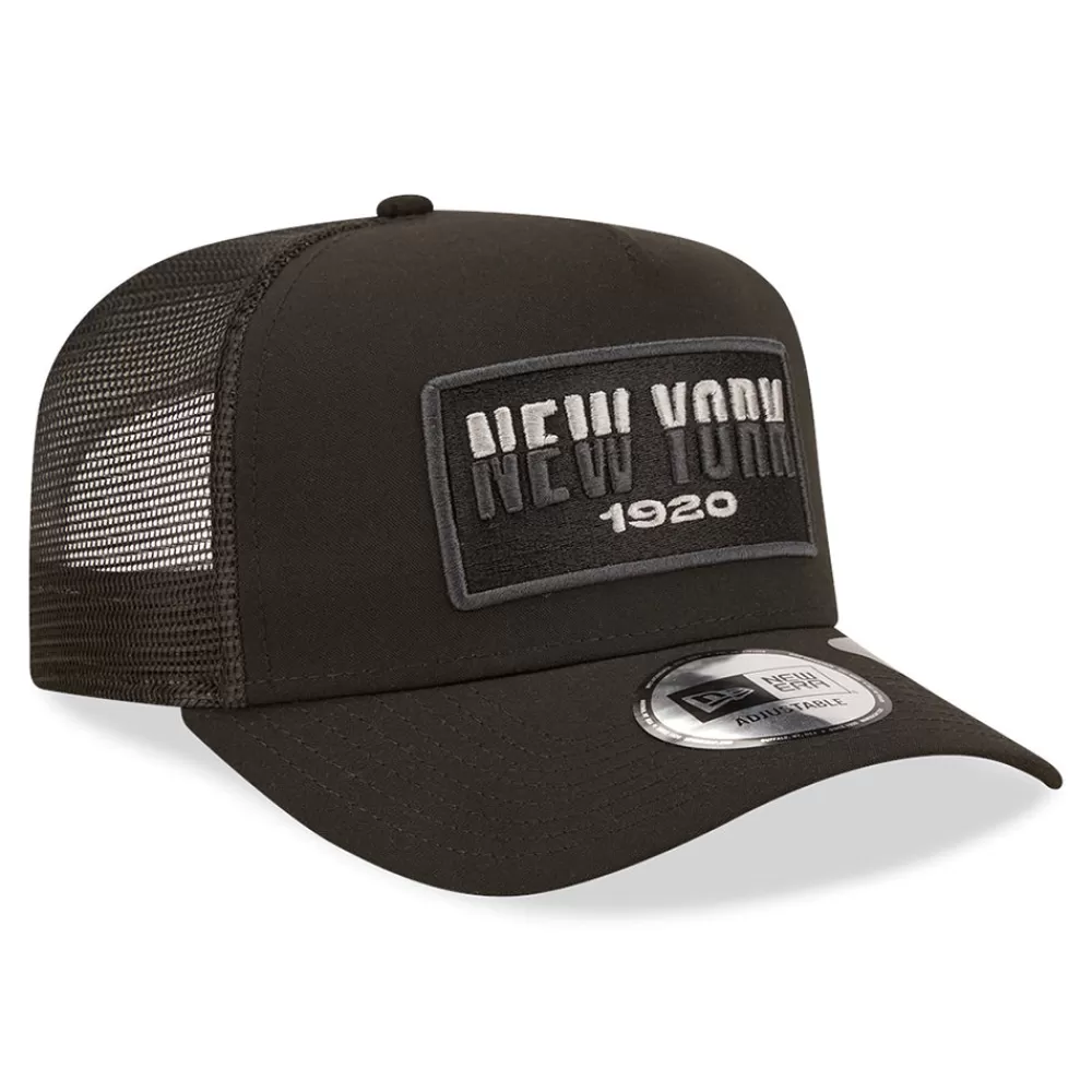 Casquettes Trucker | Casquettes De Baseball^New Era Casquette Trucker New York USA State A-Frame noir