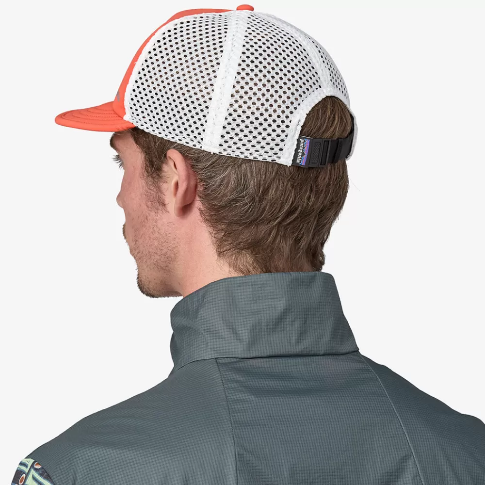 Casquettes Trucker | Casquettes Homme^Patagonia Casquette Trucker Recyclée Duckbill Shorty rouge piment-blanc