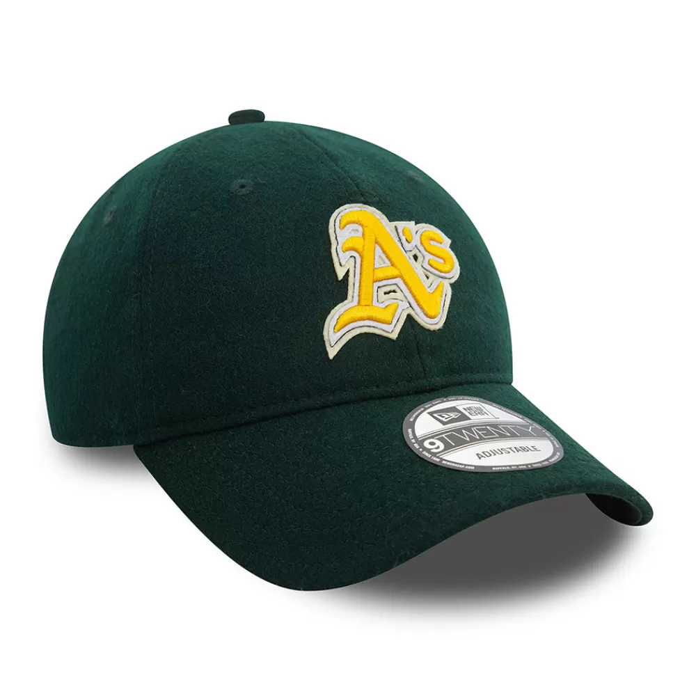 Chapeaux Hiver | Casquettes De Baseball^New Era Casquette 9TWENTY MLB Melton Oakland Athletics vert foncé