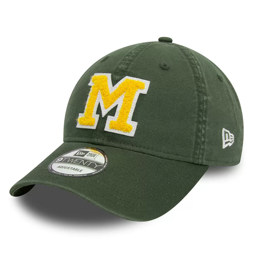 Casquettes Homme^New Era Casquette 9TWENTY MLB Varsity Cooperstown Milwaukee Brewers mousse