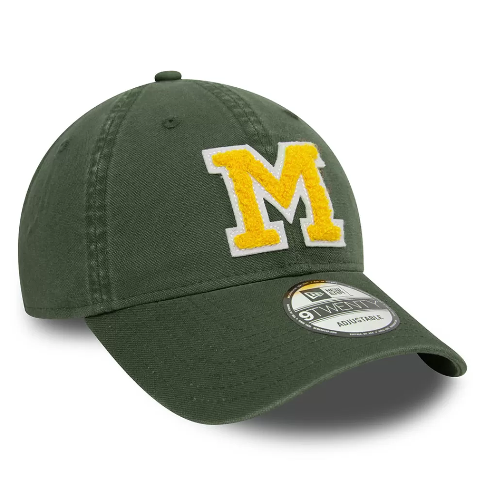 Casquettes Homme^New Era Casquette 9TWENTY MLB Varsity Cooperstown Milwaukee Brewers mousse