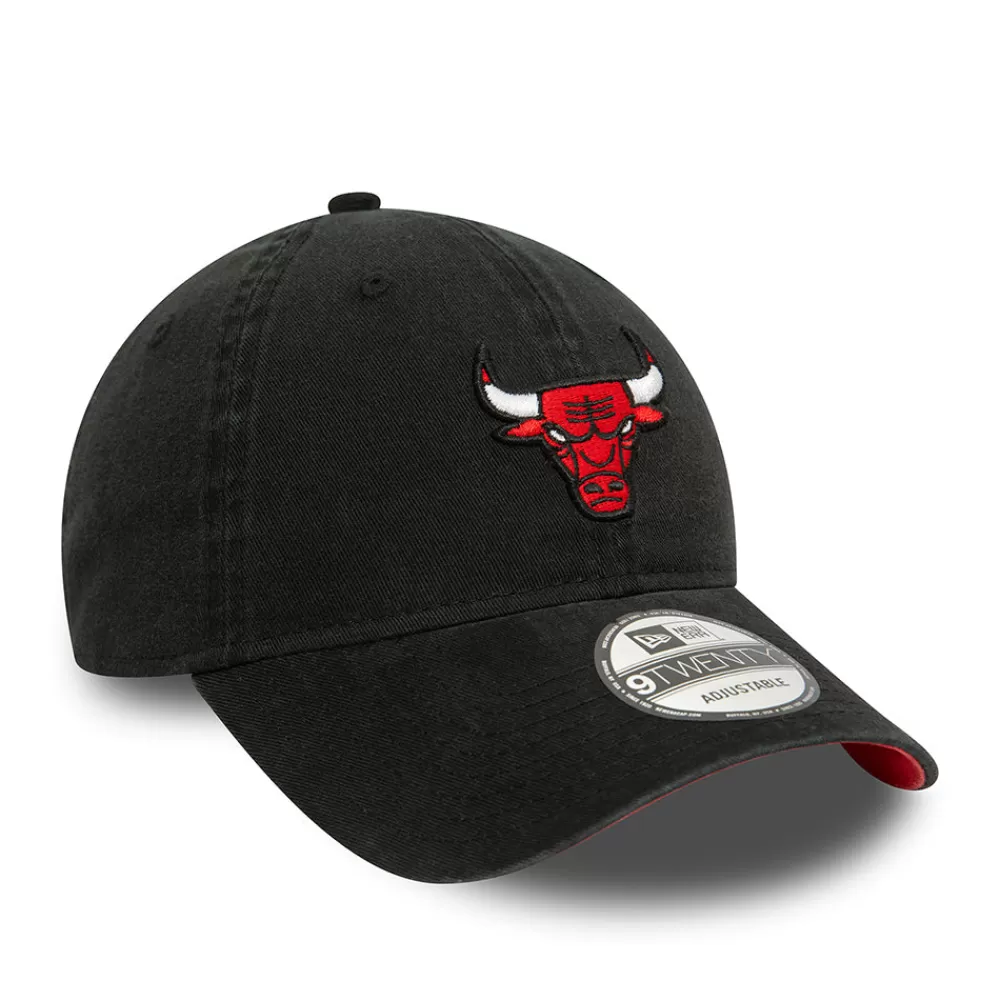 Casquettes Homme^New Era Casquette 9TWENTY NBA Contrast Underbrim Chicago Bulls noir délavé-rouge