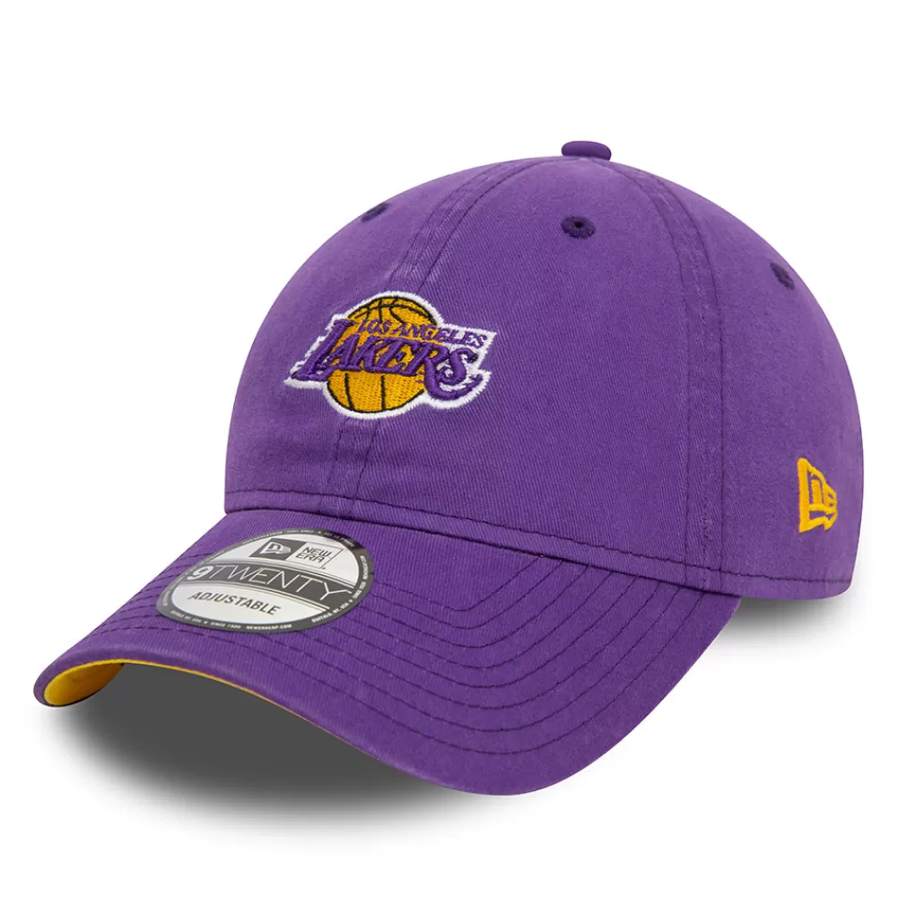 Casquettes Homme^New Era Casquette 9TWENTY NBA Contrast Underbrim L.A. Lakers violet délavé-jaune