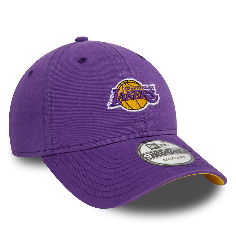 Casquettes Homme^New Era Casquette 9TWENTY NBA Contrast Underbrim L.A. Lakers violet délavé-jaune
