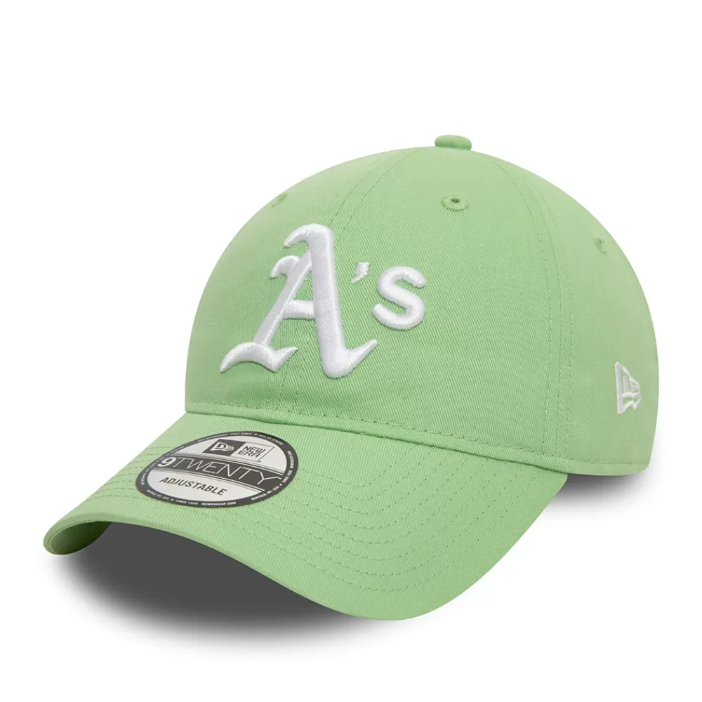 Casquettes De Baseball | Casquettes Homme^New Era Casquette 9TWENTY Oakland Athletics MLB League Essential vert clair-blanc
