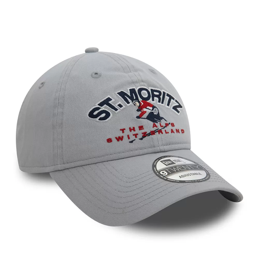 Casquettes De Baseball | Casquettes Homme^New Era Casquette 9TWENTY Washed Ski St. Moritz gris