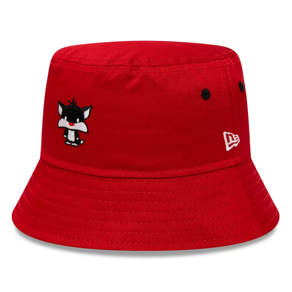 Bébés^New Era Chapeau Bob Bébé Chibi Looney Tunes Sylvestre écarlate