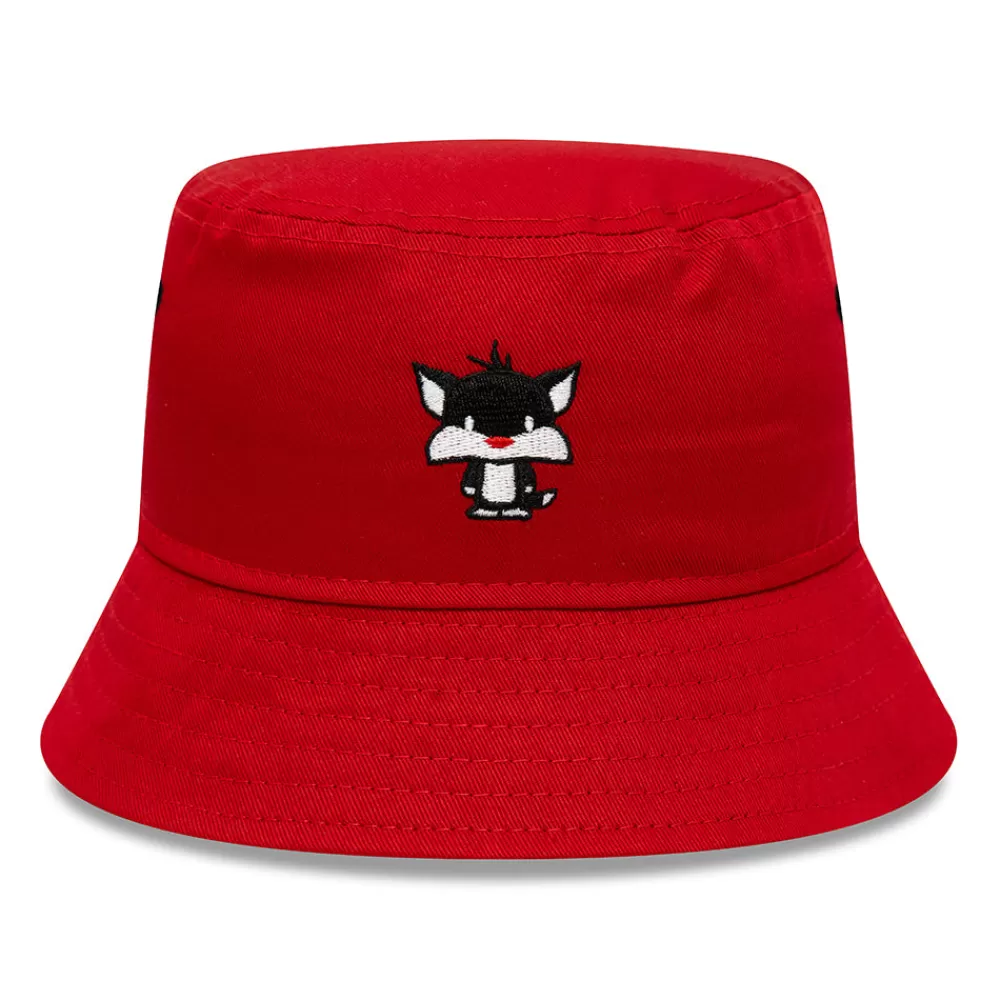 Bébés^New Era Chapeau Bob Bébé Chibi Looney Tunes Sylvestre écarlate