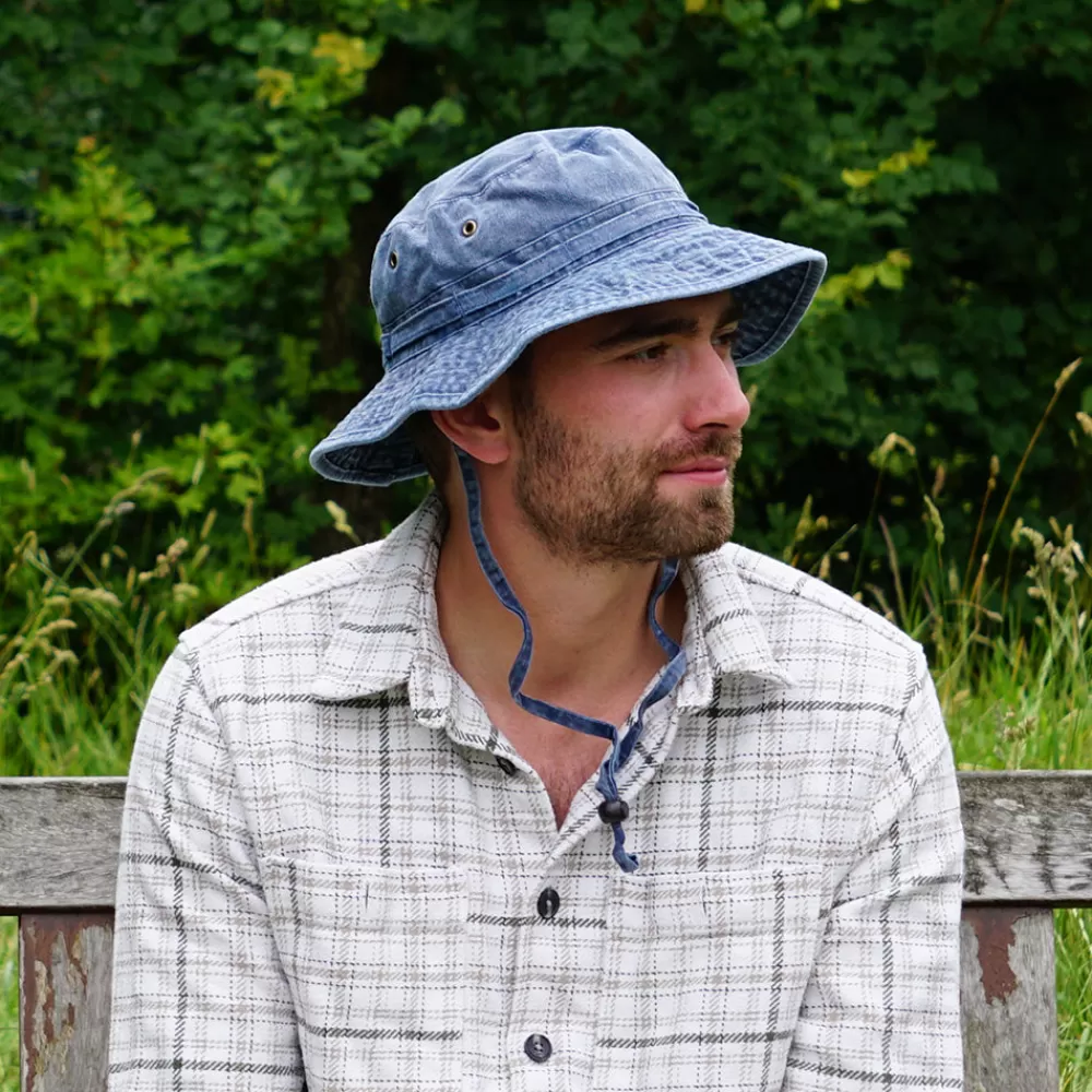 Chapeaux Été | Chapeaux Bob^Jaxon & James Chapeau Bob Boonie en Coton Pliable bleu marine JAXON & JAMES