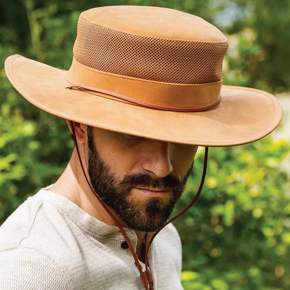 Chapeaux Été | Chapeaux Bob^Dorfman Pacific Chapeau Bob Boonie Ventilé Rowan beige sable