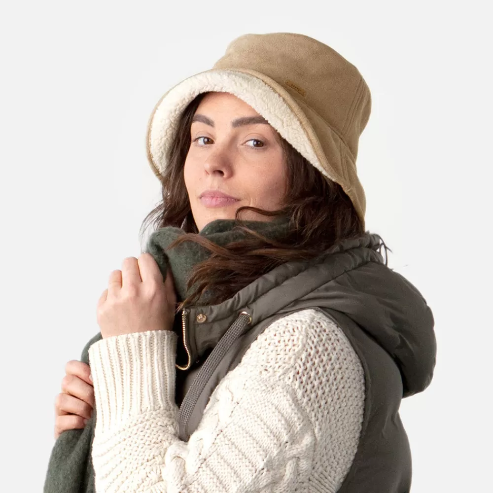 Chapeaux Hiver | Chapeaux Bob^Barts Chapeau Bob en Imitation Peau de Mouton Yuno marron clair