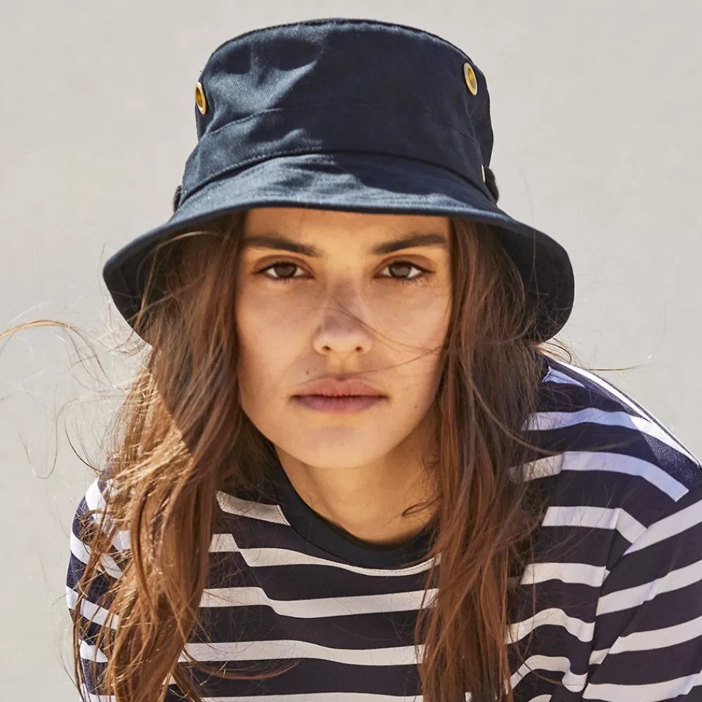Chapeaux Bob | Grandes Tailles^Tilley Chapeau Bob en Toile de Coton Iconic T1 bleu marine