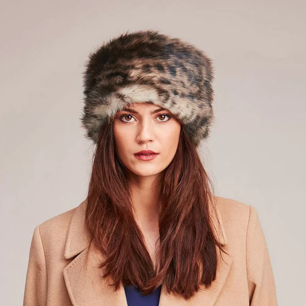 Fausse Fourrure | Chapeaux Hiver^Helen Moore Chapeau Calot Femme Hiver en Fausse Fourrure léopard