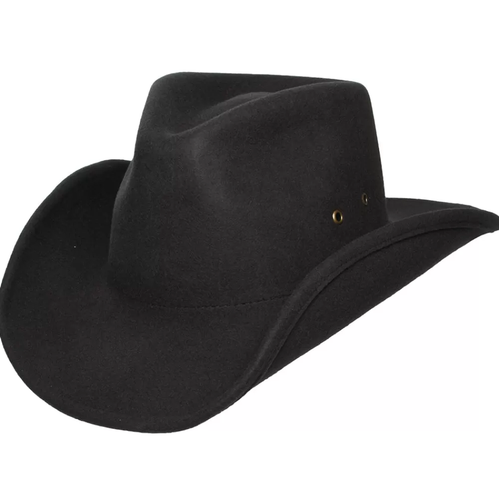 Chapeaux De Cowboy | Chapeaux De Cowboy^Brixton Chapeau de Cowboy en Laine Feutrée Weather Guard Scottsdale chocolat