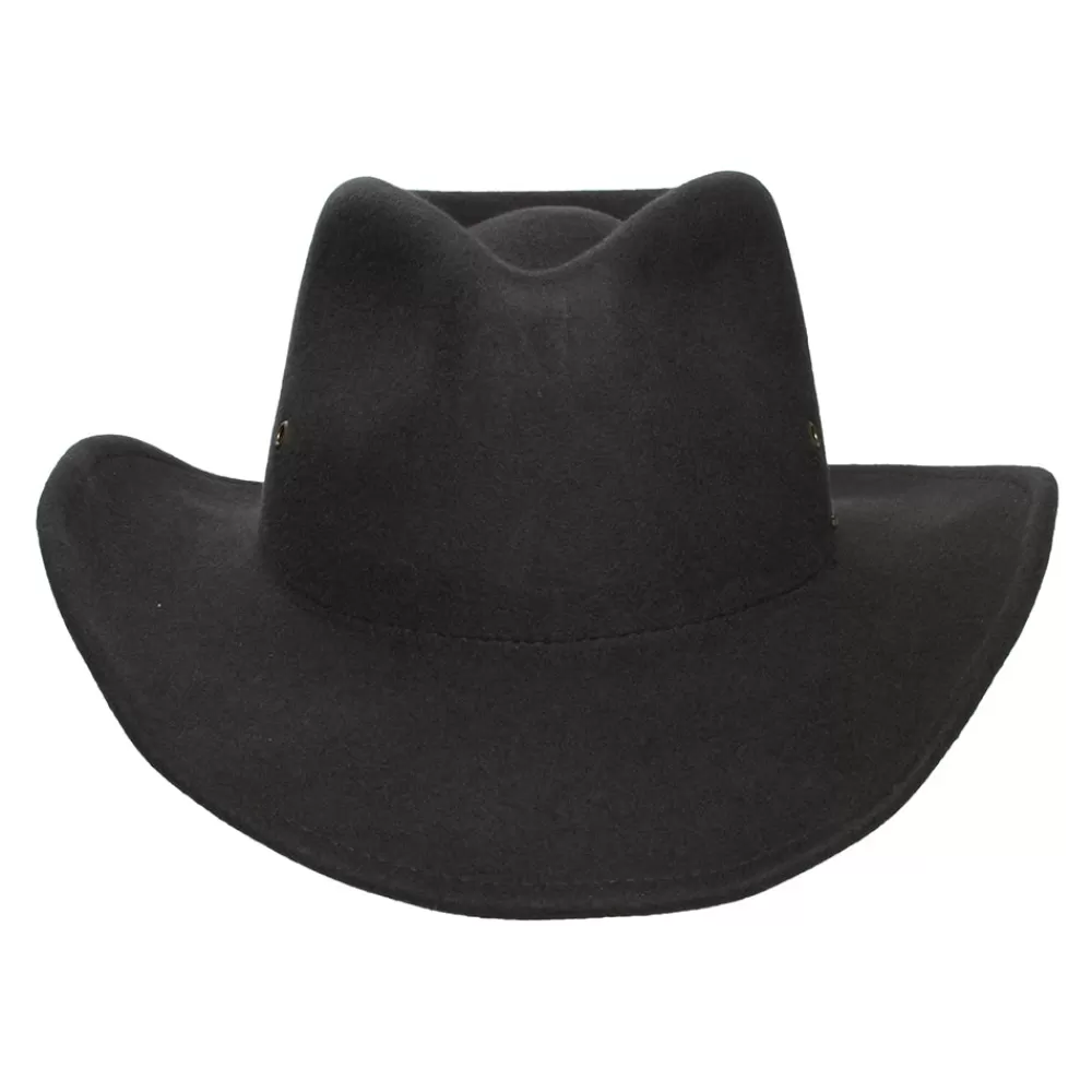 Chapeaux De Cowboy | Chapeaux De Cowboy^Brixton Chapeau de Cowboy en Laine Feutrée Weather Guard Scottsdale chocolat
