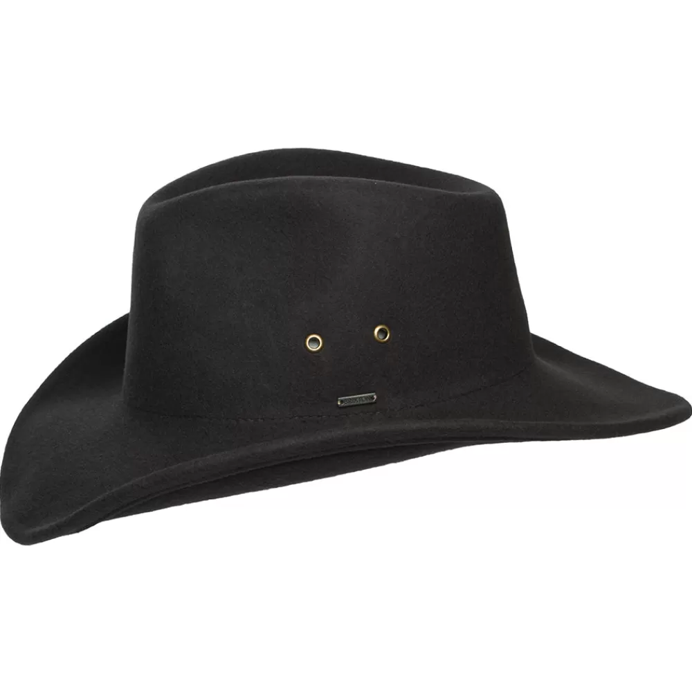 Chapeaux De Cowboy | Chapeaux De Cowboy^Brixton Chapeau de Cowboy en Laine Feutrée Weather Guard Scottsdale chocolat