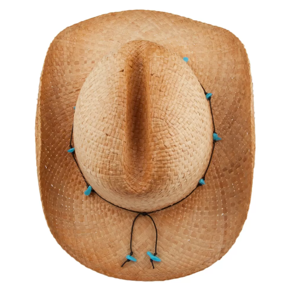 Chapeaux Été | Chapeaux De Paille^sur la tête Chapeau de Cowboy en Paille Calamity Cattleman naturel SUR LA TÊTE
