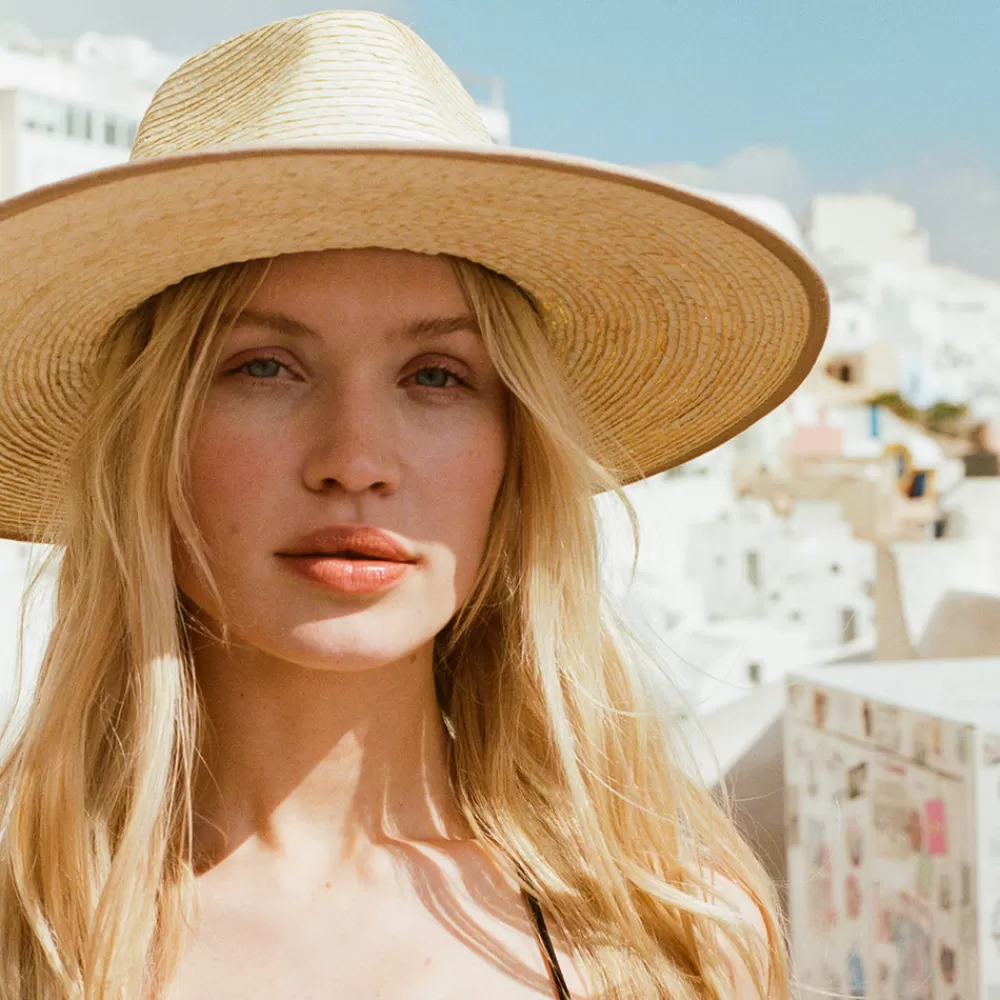 Chapeaux Trilby | Chapeaux Fedora^Brixton Chapeau de Cowboy en Paille Jo Rancher naturel-beige sable