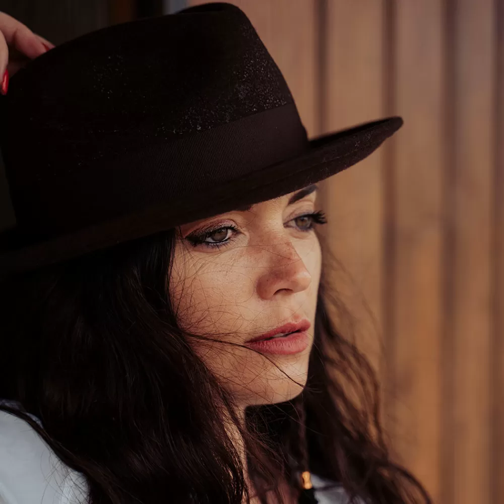 Chapeaux Trilby | Chapeaux Fedora^Jaxon & James Chapeau Fedora en Laine Feutrée Déformable C-Crown marron JAXON & JAMES