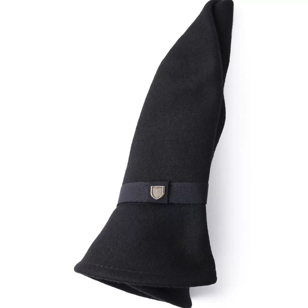 Chapeaux Trilby | Chapeaux Fedora^Brixton Chapeau Fedora en Laine Feutrée Pliable Messer noir