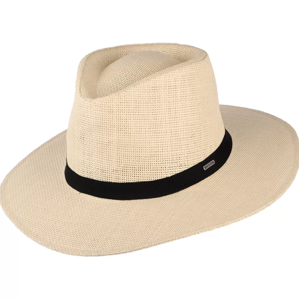 Chapeaux Fedora | Chapeaux Trilby^Brixton Chapeau Fedora en Paille Toyo Pliable Carolina naturel