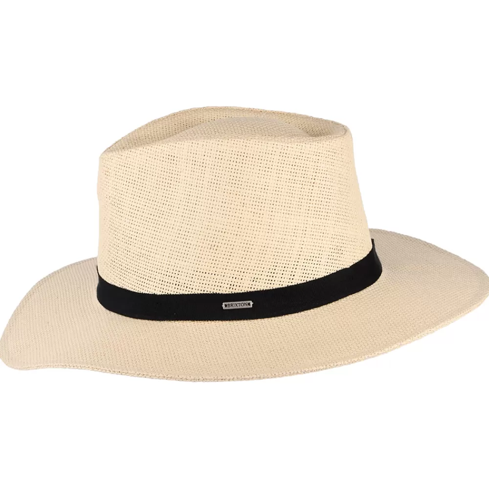 Chapeaux Fedora | Chapeaux Trilby^Brixton Chapeau Fedora en Paille Toyo Pliable Carolina naturel