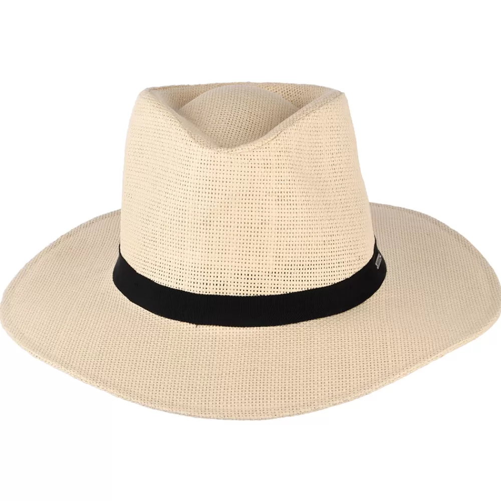 Chapeaux Fedora | Chapeaux Trilby^Brixton Chapeau Fedora en Paille Toyo Pliable Carolina naturel