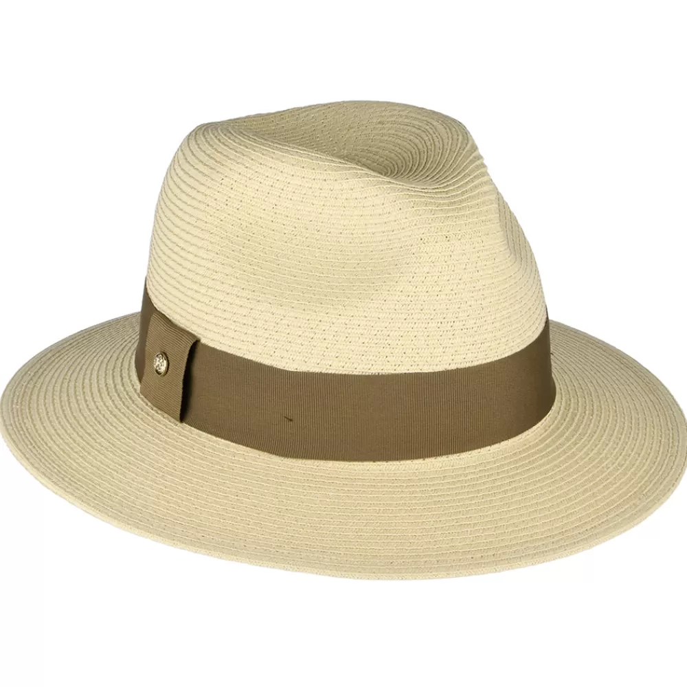 Chapeaux Trilby | Chapeaux Fedora^Failsworth Chapeau Fedora en Paille Toyo Sienna naturel-marron